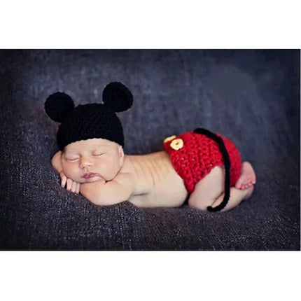 New Born Baby Crochet Knit Costume Accessories Infant Photo Shoot Clothes Newborn Photography Props Newborn Shooting