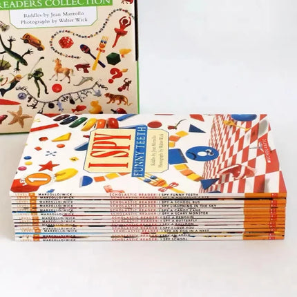13PCS Box Set I Spy Reader Collection Visual Discovery English Picture Book Child Early Education Kids Reading Age 3-6 Years