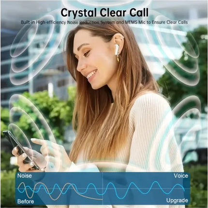 Digital display wireless Bluetooth headset TWS Game music Sync without delay noise reduction Ultra-long life HIFI sound quality