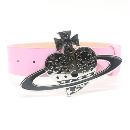 Luxury Brand Leather Belt for Women Designer Alloy Buckle Waist Strap Female Jeans Trouser Dress Waistband
