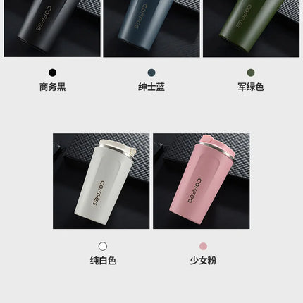380/510ml Thermos Coffee Mug Stainless Steel Coffee Cup Temperature Display Vacuum Flask Thermal Tumbler Insulated Water Bottle