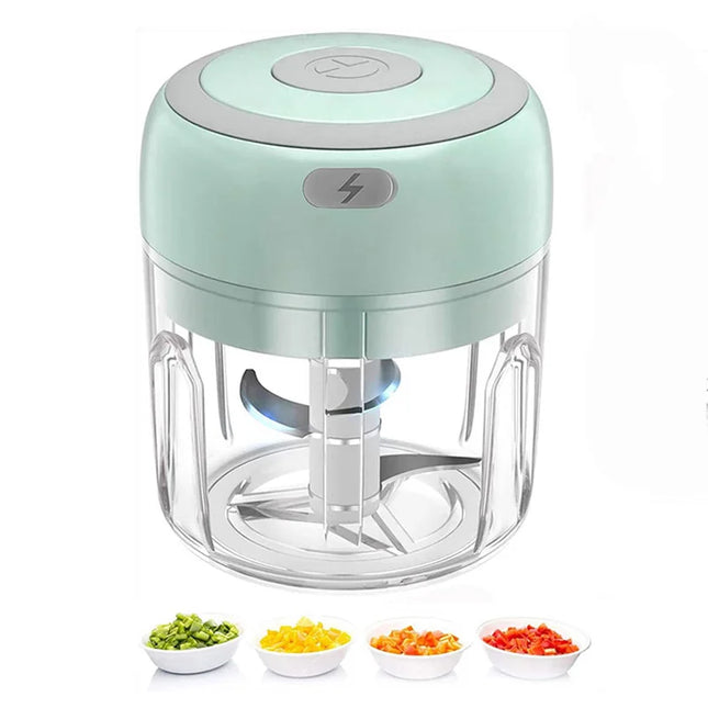 Electric Kitchen Food Chopper Mini Garlic Grinder Masher Crusher Portable Meat Grinder Vegetable Chopper For Kitchen Gadgets