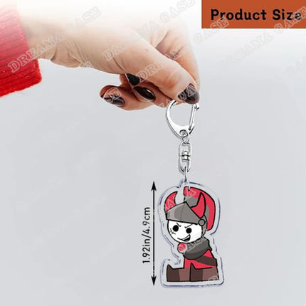 Popular Video Games Keychain Accessories Bag Charms Medkit Subspace Valk Meme Keychains Keyrings Jewelry Fans Game Gamer Gift