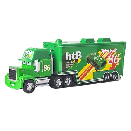 Lot lorry racing model Cars 2 3 Toy Car Lightning Mack Uncle Dinoco cruz ramirez Chick Hicks King Racer Collect Alloy Truck Gift