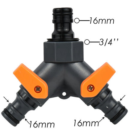 KESLA 1 3/4 1/2 inch Garden Water Hose Quick Connector Pipe Extension Coupler Fitting 25 20 16mm Repair Joint Irrigation System