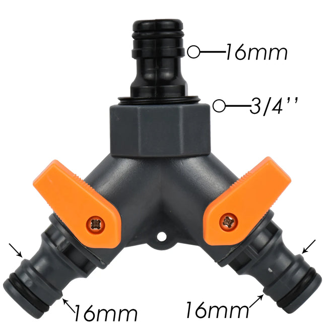 KESLA 1 3/4 1/2 inch Garden Water Hose Quick Connector Pipe Extension Coupler Fitting 25 20 16mm Repair Joint Irrigation System