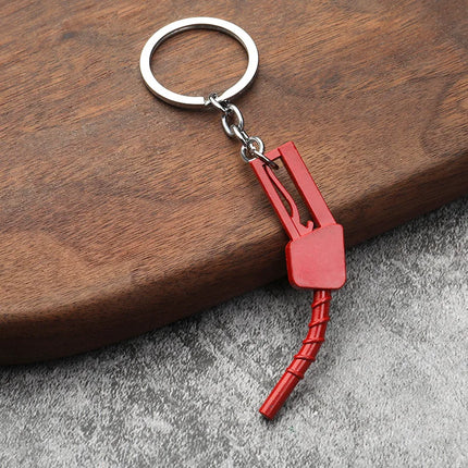 Creative Gear Head Keychain Speed Gearbox Keyring For Car Key Turbo Hub Brake Disc Pendant Shock Absorber Keys Holder Chain Ring