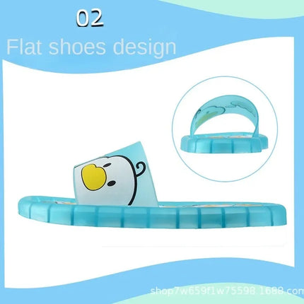 New Cute Luminous Kids Slippers Crystal Shoes Sparkling Lights Boys Girls Will Cartoon Glowing Cute Baby Cool Indoor Outdoor
