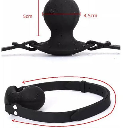Built in Ball Gag silicone Mouth Plug Electric Shock Open Mouth Gag Bdsm Slave Fetish Dilatation Ball Oral Sex Toys For Couple18