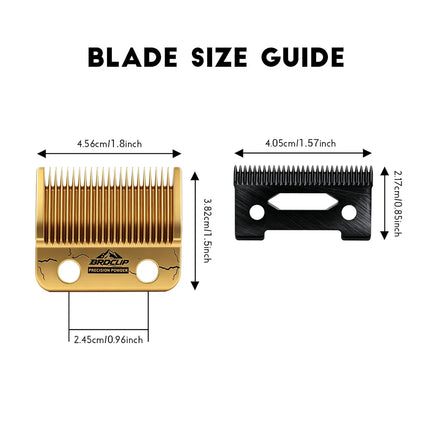 BRDCLIP Blade Original Replaceable Cutter Head for 2020C Madeshow M10 M5 Hair Clipper Titanium Plated Ceramics Blade