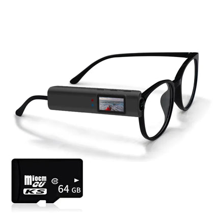 2026 FPV Eyeglasses 4K Video Shooting Micro-camera HD WiFi Intelligent Headset Glasses Video&Sound Recording WiFi APP