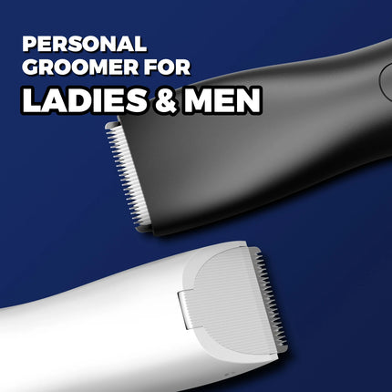 Body Hair Trimmer  for Women & Men Electric Groin/Ball Shaver Pubic Armpit Body Hair Clipper Bikini Epilator Rechargeable