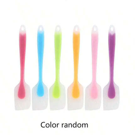 1/2/3/4/6pcs,Mini Silicone Spatula, High Temperature Resistant Cream Spatula, Mixing And Baking Tools, Kitchen Utensils