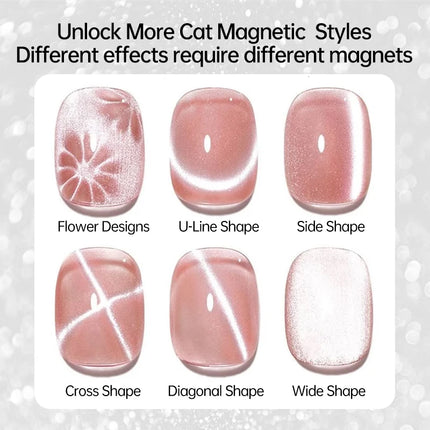 UR SUGAR 15ml Cat Magnetic Gel Nail Polish 30 Colors Semi Permanent Magnetic Gel UV/LED Soak Off Painting Vanrish Design