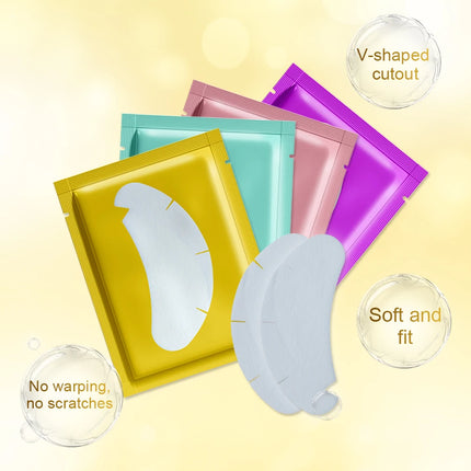 OWOSC 100PCS V Shaped Eyelash Patches Hydrogel Gel Eye Patches Wholesale false Eyelash Extension Under Eye Pads Makeup Tools