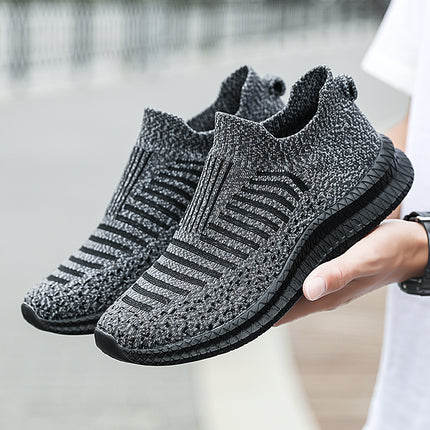Breathable Men's Casual Shoes Lightweight Outdoor Male Walking Shoes Anti-slip Men's Sneakers Slip-on Flats Vulcanized Shoes 2023