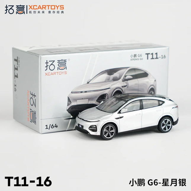 XCARTOYS 1:64 Scale XPeng G9 G6 X9 Series Alloy Car Model Diecast Simulation Original Design