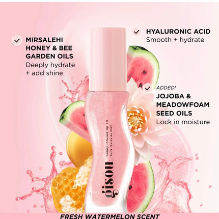 Gisou INS Popular Moisturizing Lip Balm Original Lip Oil Care of the Lip Benetitnt for Lips Plumping Exfoliating Cherry Gloss