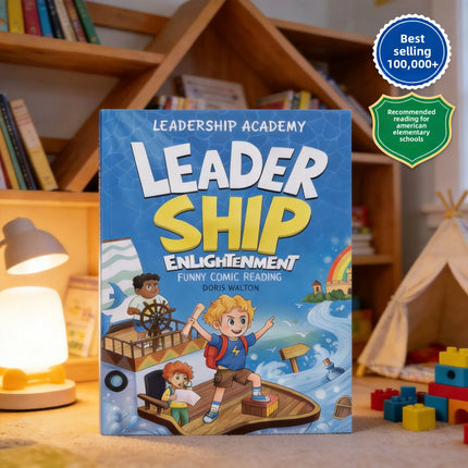 🔥Leadership Ship Enlightenment Kids Comic Book - Funny English Storybook for Early Education & Leadership Skills Development