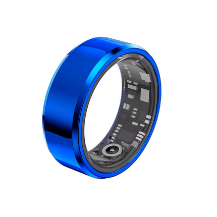Smart Ring Heart Rate & Blood Oxygen Monitor with Photography Sleep Tracking Exercise Monitor Waterproof SR01 with Charging Case