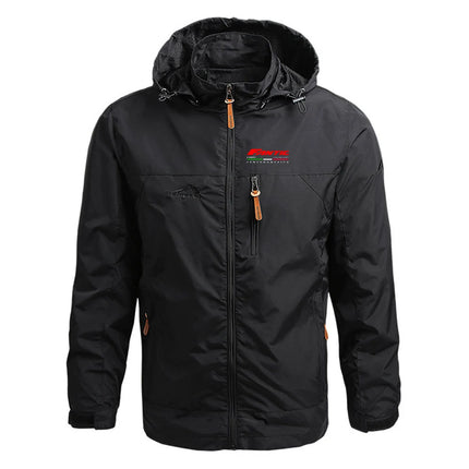 Men's Fantic Motor Logo Print 2026 Spring And Autumn Double-layer Zipper Hoodie Fashionable Jacket Mew Sports Coat Jacket