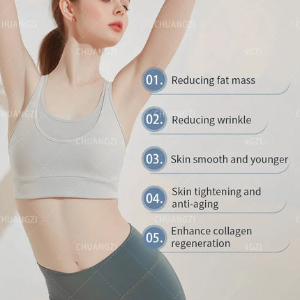 Monopolar RF 2-in-1 Facial Rejuvenation and 360 Body Contouring Machine for Cellulite Reduction and Skin Tightening