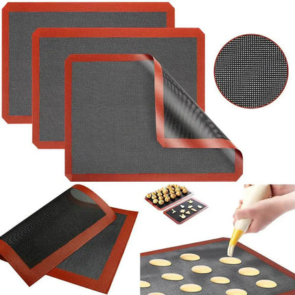 1PC Reusable Silicone Baking Mats Non-Stick Oven Sheet Liner Bakery Tool Cookie/Bread/Macaroon Kitchen Bakeware Accessories
