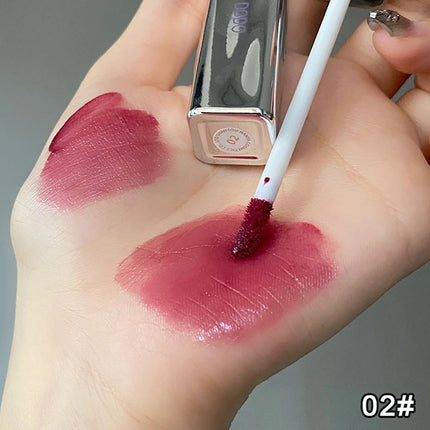 1Pc Moisturizing Color Displaying Watery Shine For Floral Center Mirror Lip Gloss - Bright Non Oily Beautiful Hydrated Lips