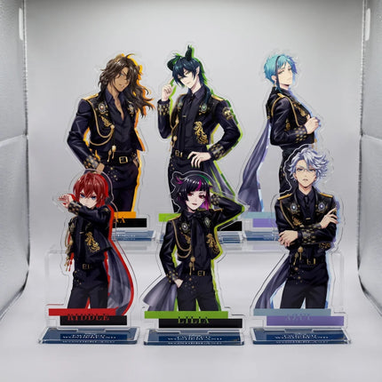 Anime Twisted Wonderland Acrylic Stand Keychain 10-15cm Game Malleus Riddle Azul Idia Vil Leona Desk Decor Collectible Fans Gift