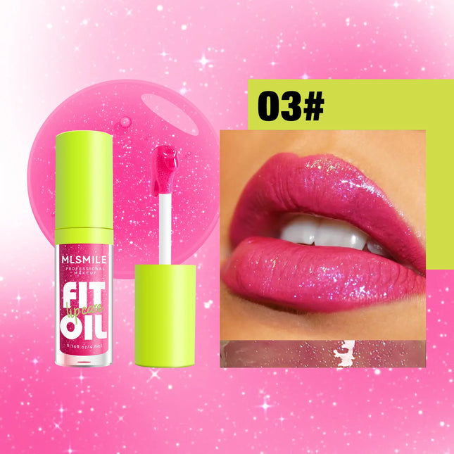 1Pc Moisturizing Lip Oil Clear Lip Gloss NonSticky Sexy Plumping Gloss Lips Lipstick Fashion Crystal Jelly Makeup Lip Care Tools