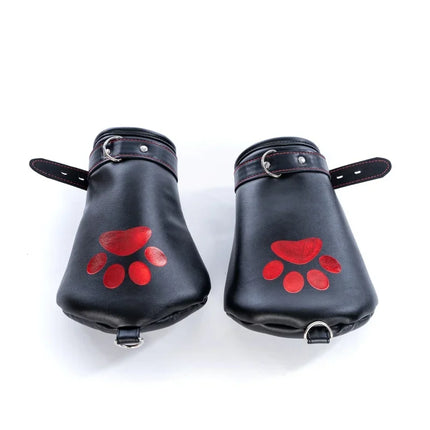Adult Toys BDSM Set with Unisex Collar Crawling Knees Elbow Handcuffs for Puppy Role Play Hooded Costume Couple Sex Games Adult