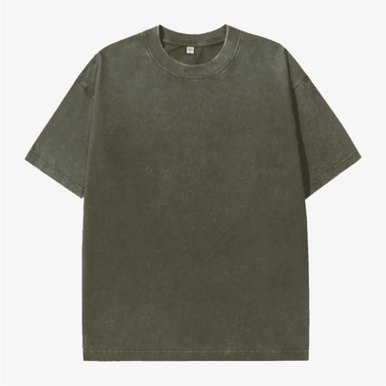 Custom T-shirt free print logo images vintage wash design tees pure cotton cultural shirts men's women's batik wax print Fabric
