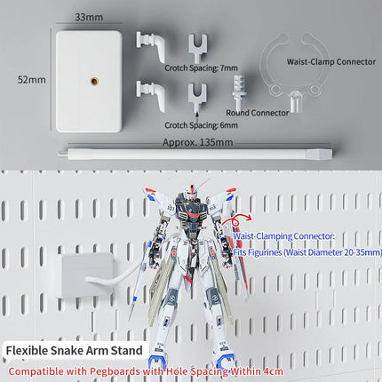 Nordic-Style Wall-Mounted Storage Pegboard: Drill-Free Headphone & Keyboard Stand for Gaming/Study Rooms, Also for Display