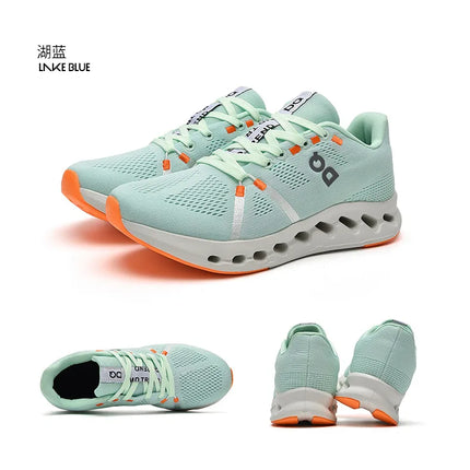 Men Casual Sports Running Shoes Marathon Air Cushion Breathable Lightweight Men Comfortable Athletic Nonskid Sneakers Outdoor