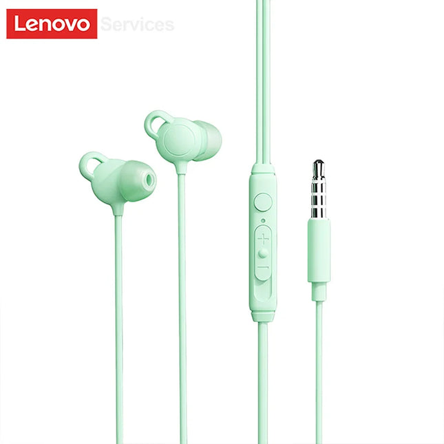 Lenovo YF44 Sleep Headphones Noise Cancellation Wired Earphones Comfortable Wear Type-C/3.5mm Port  For Computer Tablet Phone