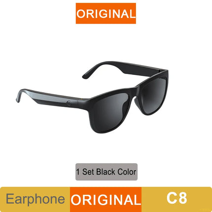 New OVO-1 Earphones Smart Wireless Bluetooth 6.0 Sunglasses Headphone Sports Music Glasses Earbuds HD Mic Headset Long Standby