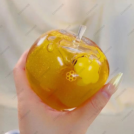 Big Apple Stress Ball Apple Fidget Toys Non-Bounce Squeeze Ball ASMR Sensory Toys for Kids & Adults Anti-Stress Festival Gifts