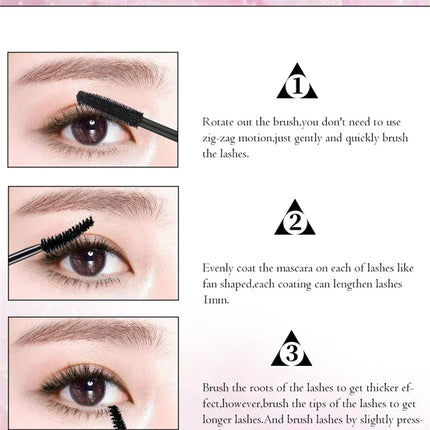 4D Mascara Makeup Lengthening Eyelash Extension Women Waterproof Fast Dry Long-wearing Lasting Mascara Big Eye Cosmetic