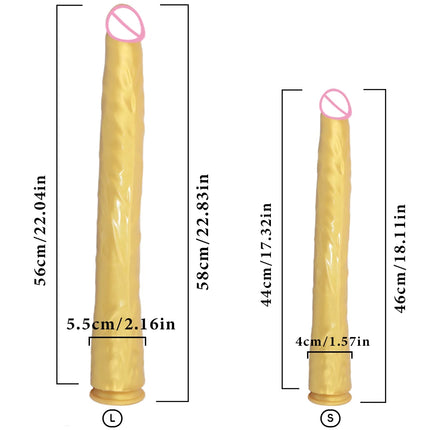 Extra Long Butt Plug Realistic Dildo Head Thread Silicone G-Spot Stimulator Vagina Masturbator Adult Sex Toys For Women Men Gay
