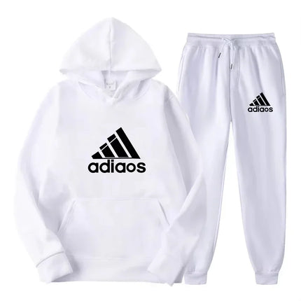 2025 Autumn-Winter Warmth-Enhanced Comfortable Leisure Fitness Sports Set: Two-piece set including hooded sports shirt and joggi