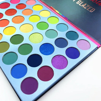 BEAUTY GLAZED 39 Color Rainbow Eyeshadow Palette Long lasting Neon Glitter Eye Shadow Pallete Eye Makeup Cosmetics