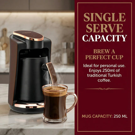 220V 110V Household Electric Coffee Pot Tea Office Coffee Maker 250ML Single Cup Turkish Coffee Machine