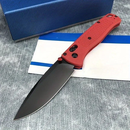 535 EDC Manual Open Folding Knife Landing Blade Flat Blade Satin Nylon Fiber Handle Used for Daily Carrying and Camping Knives