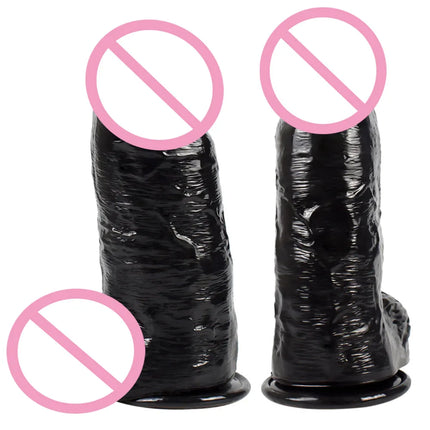 D 7.5CM SUPPER thick dildo Huge Realistic Giant Long Dildo Soft Silicone Vaginal Masturbators Penis Erotic Toy for Women - DILDO