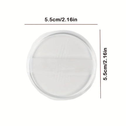 5pcs Transparent Silicone Makeup Puffs，Hypoallergenic Beauty Blenders for Sensitive Light Beige, Wet/Dry Cosmetic