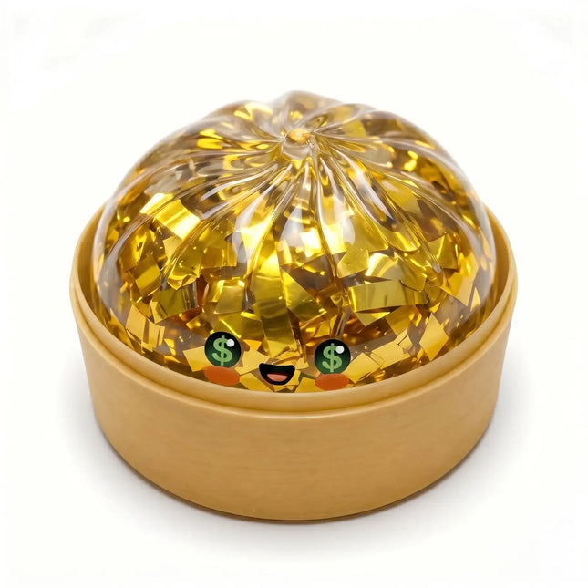 2026 Viral Mystery Box Glitter Dumpling Squishy Secret Golden Edition Soft Squeeze Portable Desk Accessory Creative Gadget Gift