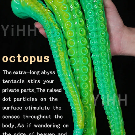 Long Butt Plug Silicone Long Anal Plug Tentacle Dildo Penis With Suction Cup Big Anal Sex Toys Progressive Vaginal Massage