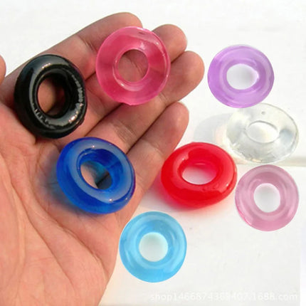 Sex Toys 10/5Pcs Silicone Durable Penis Ring Adult Men Ejaculation Delay Cock For Male Sex Ring Rubber Rings Penis Enlargement