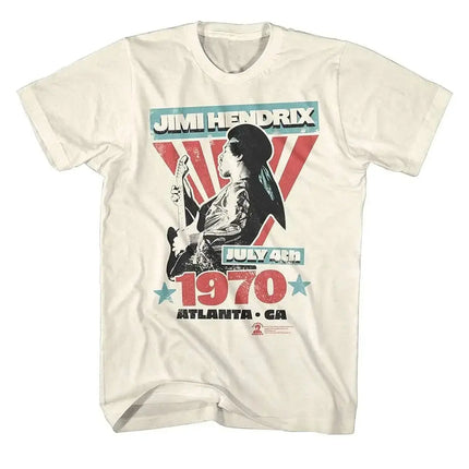 Vintage Rock Tops Jimi Hendrix Rock Musician T Shirt 90s Y2k Tee Print Cotton T-Shirts Casual Loose T Shirt Fans Gift Unisex