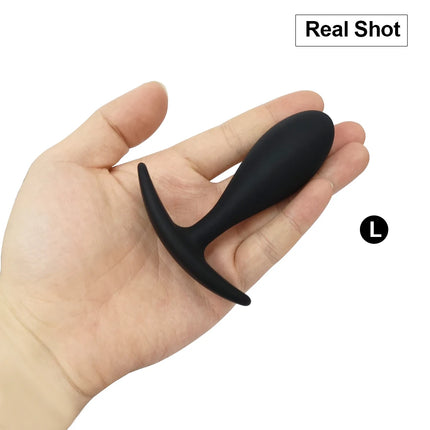 Soft Silicone Anal Toy Butt Plug Anal Plug Unisex Sex Stopper Adult Toys for Men/Women Anal Trainer for Couples Sex Products 18+